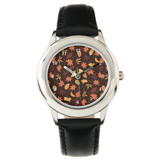 Herbstausgänge beobachten Herbst Armbanduhr (Vorderseite)