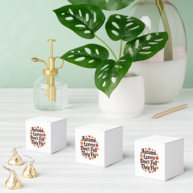 Herbstausgänge fallen nicht, sie fliegen geschenkschachtel (Zahlreiche)