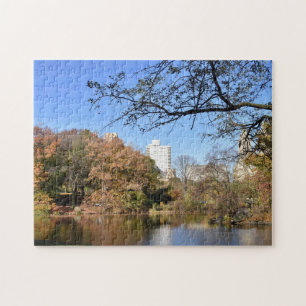Herbstausgänge im New York City Central Park NYC