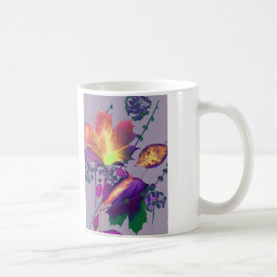 Herbstausgänge in Lilac Kaffeetasse