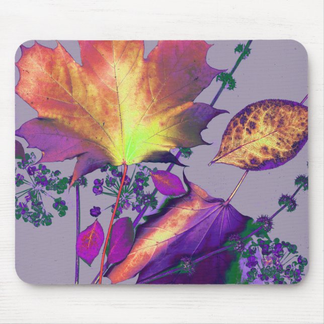 Herbstausgänge in Lilac Mousepad (Vorne)