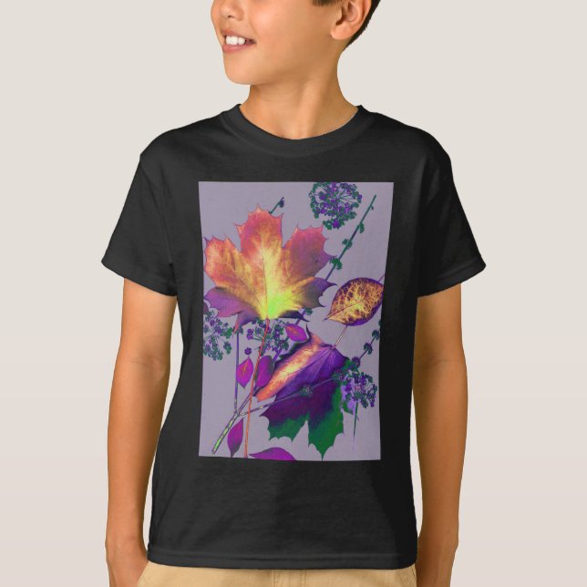 Herbstausgänge in Lilac T-Shirt (Vorderseite)