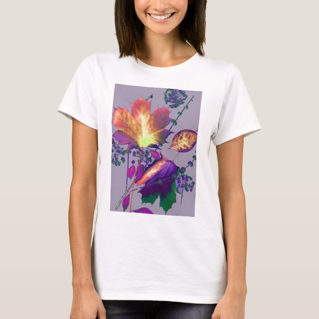 Herbstausgänge in Lilac T-Shirt (Vorderseite)
