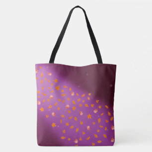 Herbstausgänge und Rose Tasche