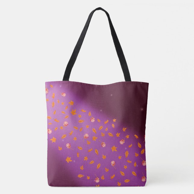 Herbstausgänge und Rose Tasche (Rückseite)