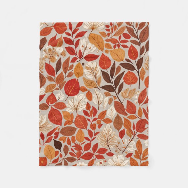 Herbstband Fleecedecke (Vorderseite)