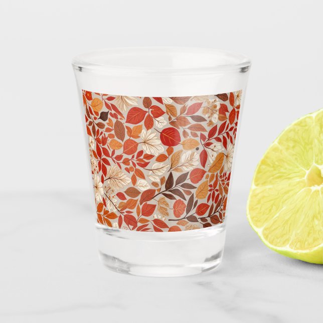 Herbstband Schnapsglas (Vorderseite)