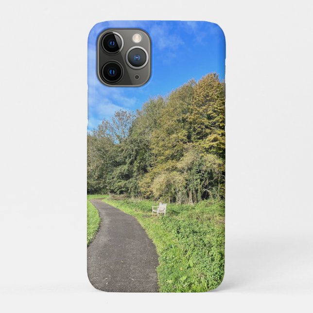 Herbstbank.. Case-Mate iPhone Hülle (Rückseite)