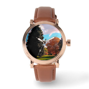 Herbstbaum Armbanduhr