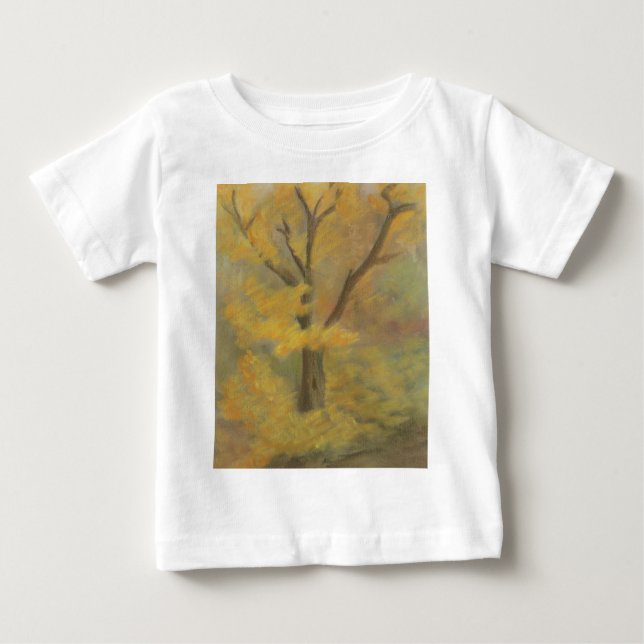 Herbstbaum Baby T-shirt (Vorderseite)