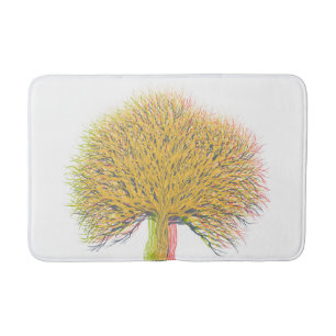 Herbstbaum Badematte