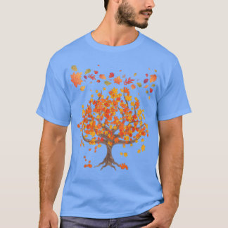 Herbstbaum Blätter Naturwald Herbst67 T-Shirt
