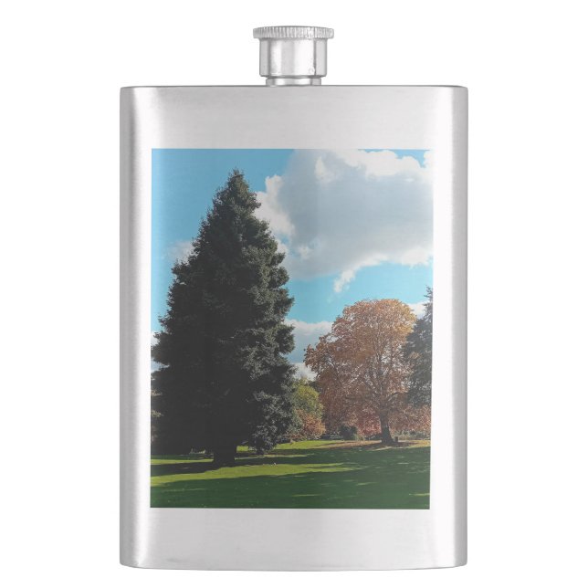 Herbstbaum Flachmann (Vorderseite)