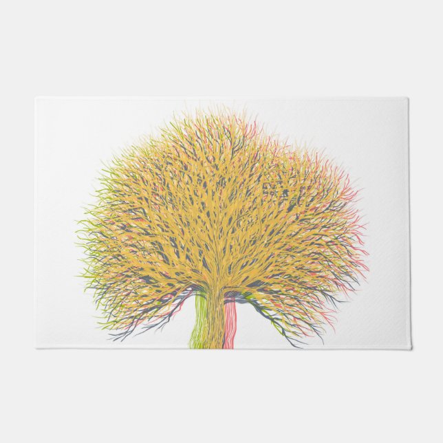 Herbstbaum Fußmatte (Vorderseite)