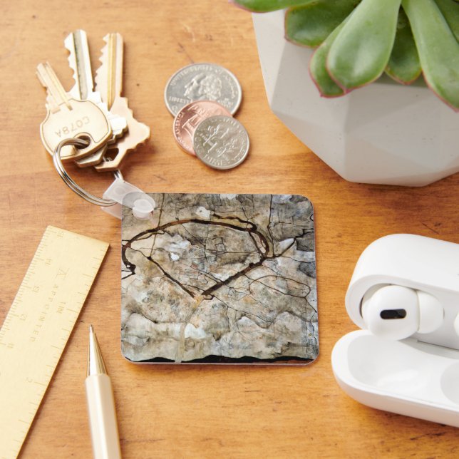 Herbstbaum in Bewegung von Egon Schiele Schlüsselanhänger (Schreibtisch)