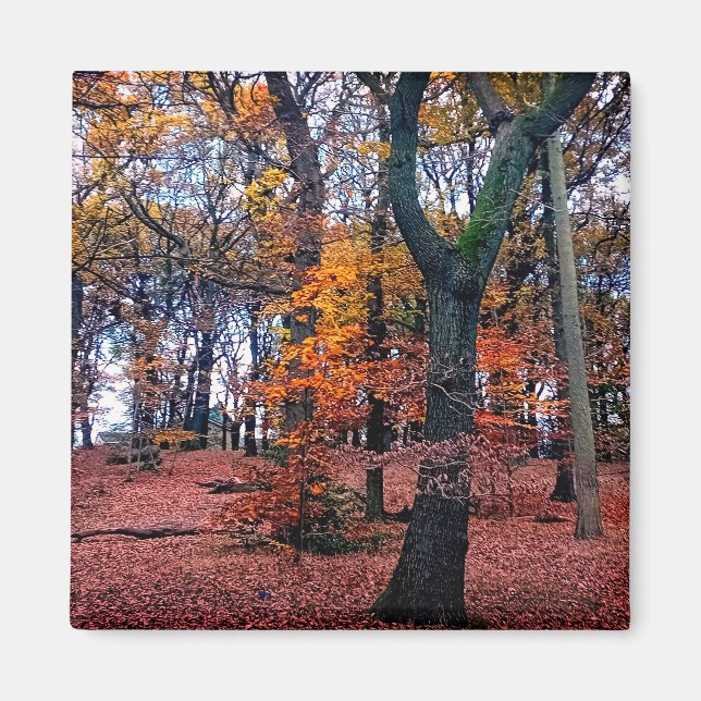 Herbstbaum Magnet (Vorne)