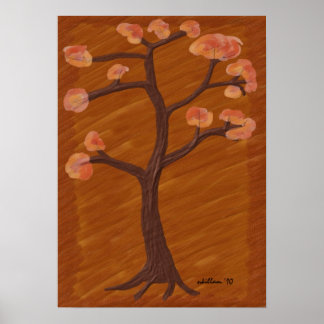Herbstbaum Poster