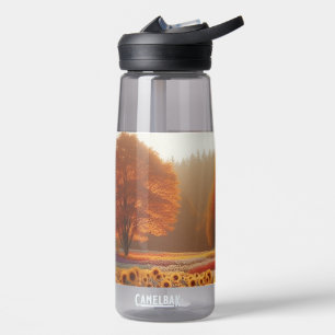 Herbstbäume/Feld mit Mäuse Trinkflasche