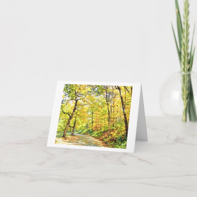 HERBSTBÄUME Karte (Vorderseite)