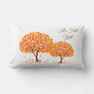 Herbstbäume Pillow Lendenkissen