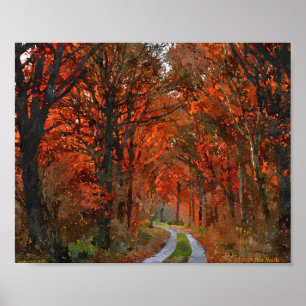 Herbstbaume Poster