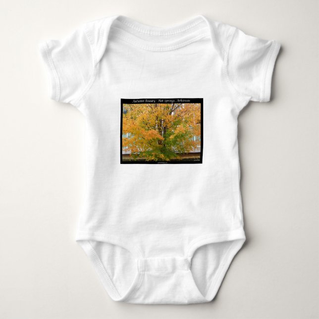 Herbstbeauty Hot Springs, Arkansas Apparel Geschen Baby Strampler (Vorderseite)
