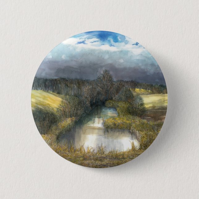 Herbstbecken Button (Vorderseite)
