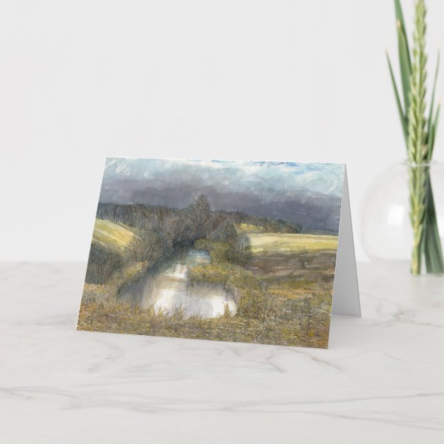 Herbstbecken Karte (Vorderseite)