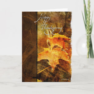 Herbstbeilage Vintag Feiertagskarte