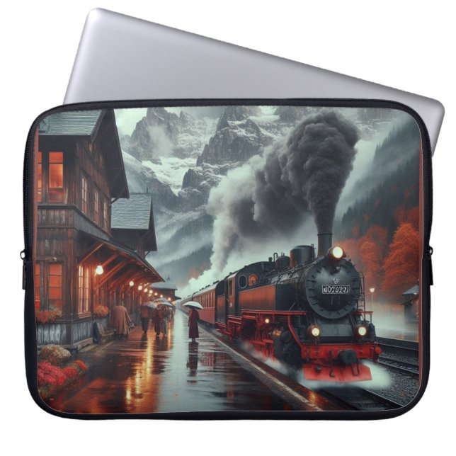 Herbstbergbahn Laptopschutzhülle (Vorderseite)