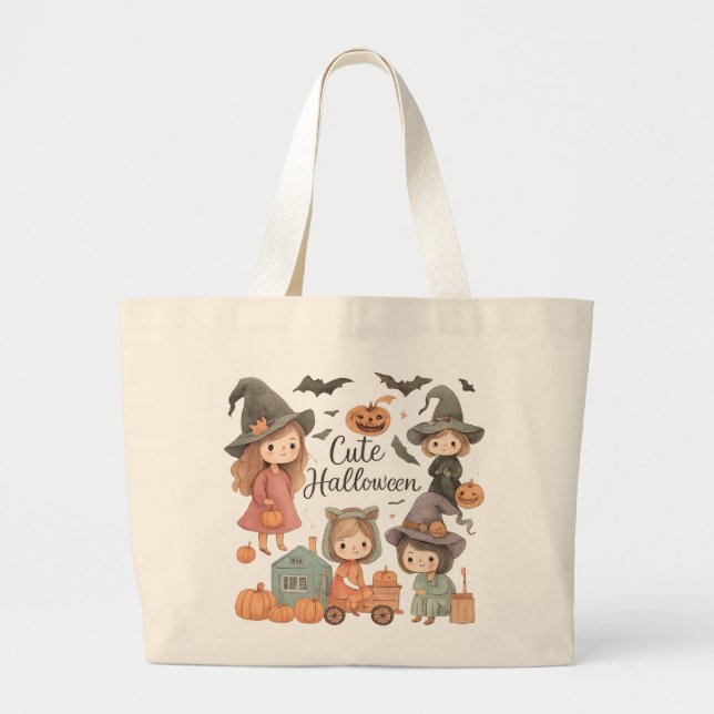 Herbstbeuteln Tote Tasche - Gemütliches Herbstbild (Vorne)