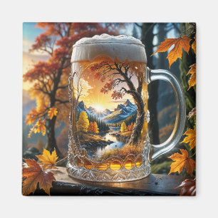 Herbstbiermagnet Magnet