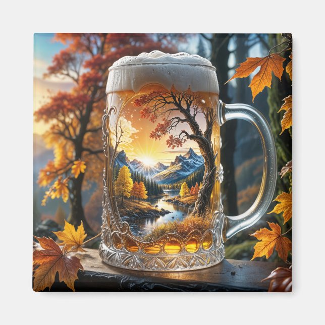 Herbstbiermagnet Magnet (Vorne)