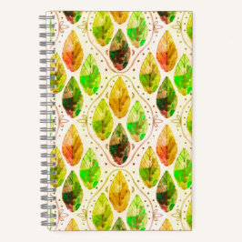 Herbstblatt Spiralblock Notizbuch