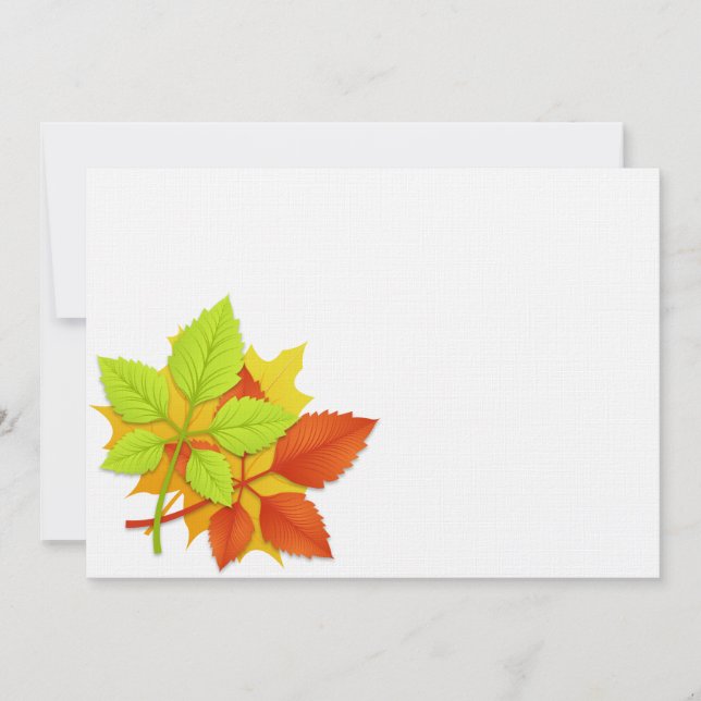 Herbstblätter (Vorderseite)