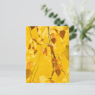 Herbstblätter 3 postkarte