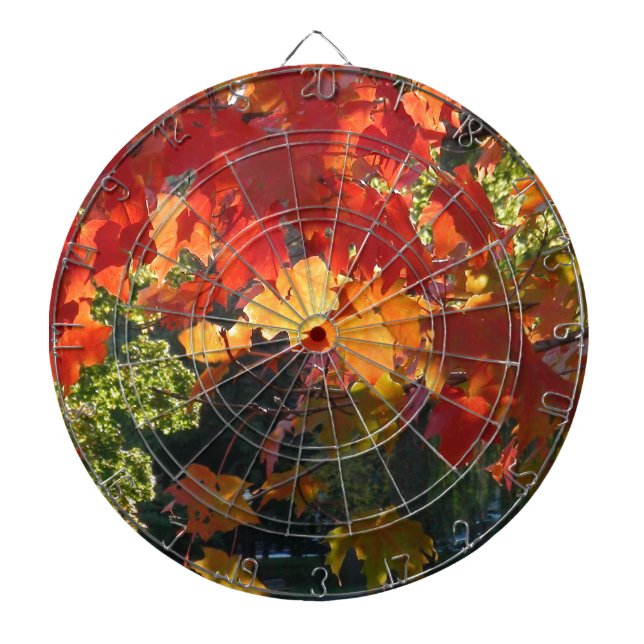 Herbstblätter Dartscheibe (vorne)