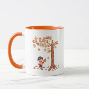 Herbstblätter der Tasse