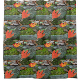 Herbstblätter Duschvorhang