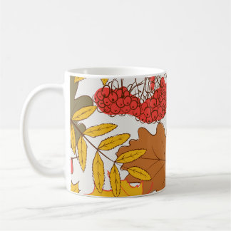 Herbstblätter, einfache, nahtlose Muster Kaffeetasse