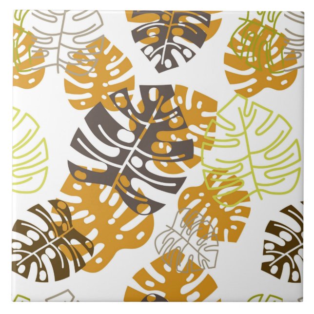 Herbstblätter Fliese (Vorderseite)