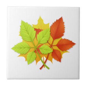 Herbstblätter Fliese