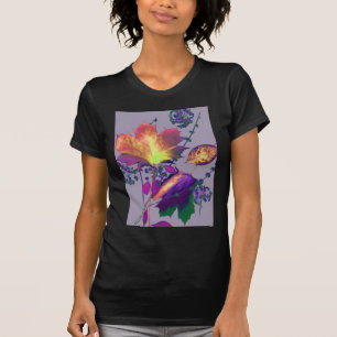 Herbstblätter in Flieder T-Shirt