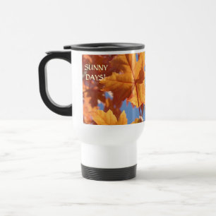 Herbstblätter KAFFEE REISE-TASSE GESCHENKE Herbstb Reisebecher