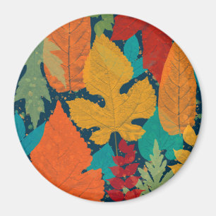 Herbstblätter Magnet