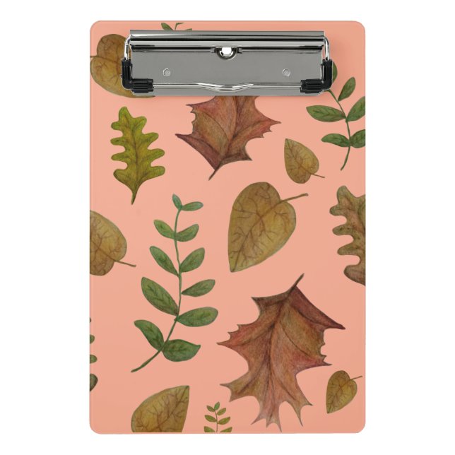 Herbstblätter Mini Klemmbrett (Vorderseite)