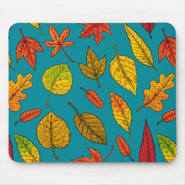 Herbstblätter Mousepad (Vorne)