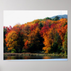 Herbstblätter nach Orton Art Poster