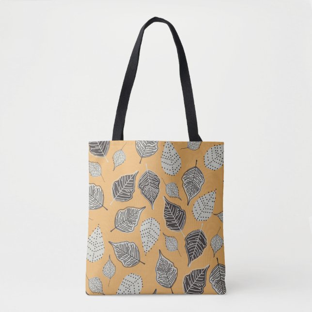 Herbstblätter, nahtlos Vintages Muster. Tasche (Vorderseite)