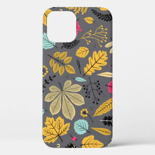 Herbstblätter: Nahtloses dunkles Muster Case-Mate iPhone Hülle